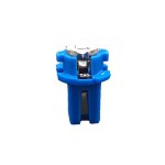 Led bulb 1 smd 3030 super bright, socket T5 B8.3D, blue color, for dashboard and center console